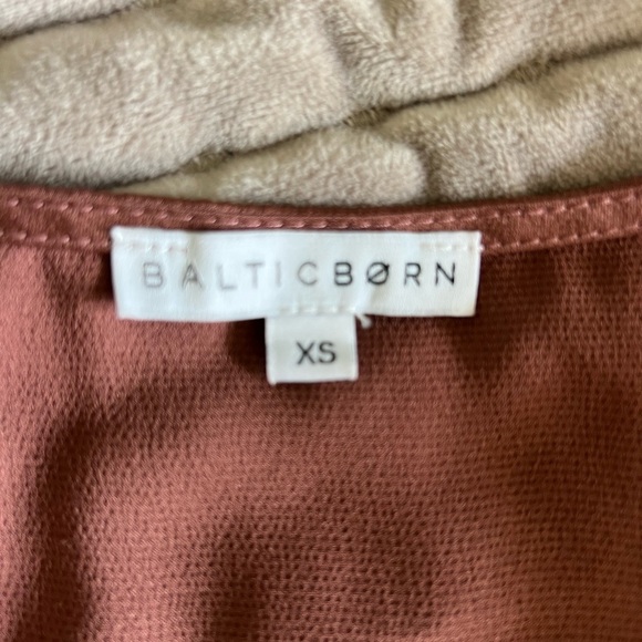 Baltic Born Dusty Rose Maxi Dress Size XS faux wrap top - Picture 5 of 6